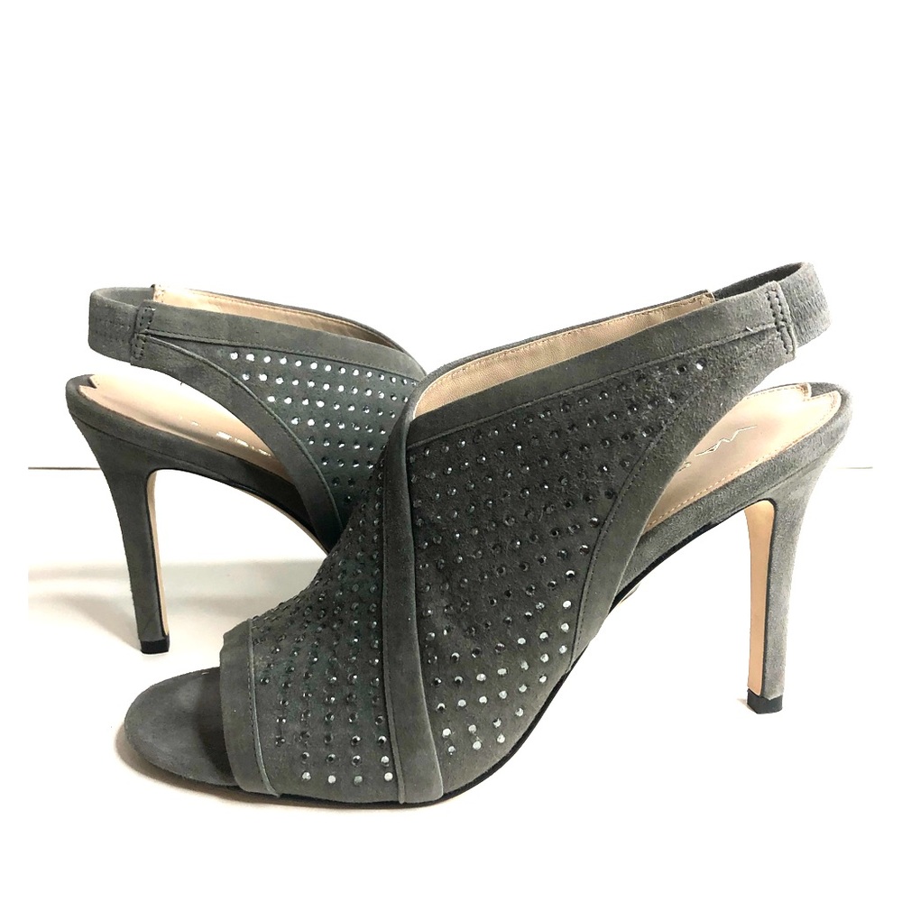 👠Via Spiga  open toe sling back pump.